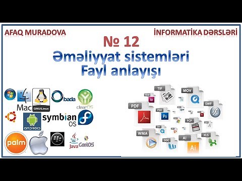 Dərs 12. Əməliyyat sistemləri, fayl anlayışı