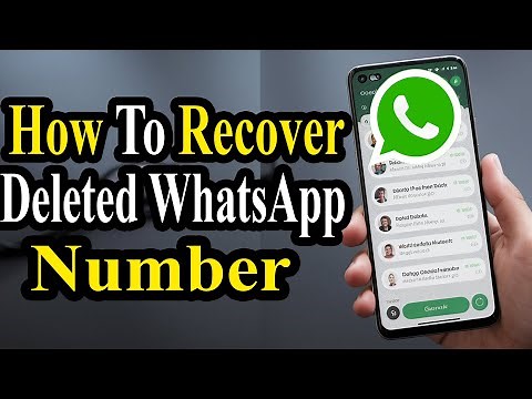 How to Recover Deleted Contacts on WhatsApp (2025) – Easy & Quick Guide