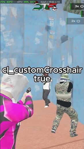 😍NEW Crosshair in FiveM😍 #gta #foryou#fivem #crosshair #roleplay #pvp #custom #shorts #f8quit
