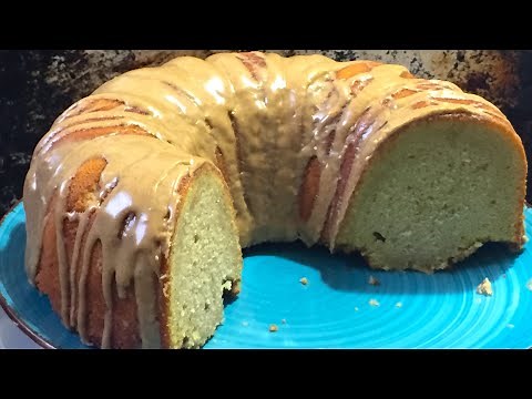 Sweet Potato Pound Cake with Cinnamon Glaze