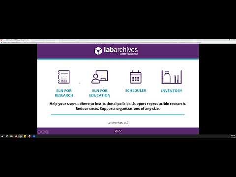 Getting Started with LabArchives