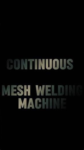 Continuous Wire Mesh Welding Machine
