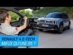 Essai Renault 4 E-Tech (2025). Au volant de la nouvelle 4L électrique !