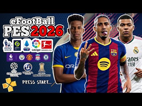 ✅ eFootball PES 2026 PPSSPP Download MEDIAFIRE DIRECT LINK Graphics HD Graphics Offline