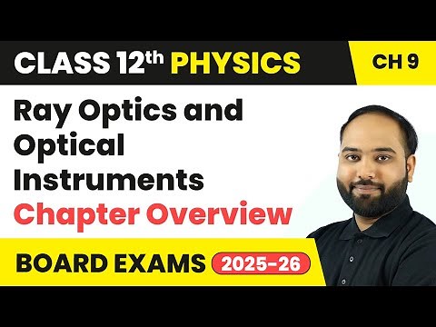 Ray Optics and Optical Instruments - Chapter Overview | Class 12 Physics Chapter 9 | CBSE 2025-26