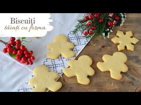 BISCUITI TĂIAȚI CU FORMA | Biscuiti pentru Craciun |TEOSKITCHEN