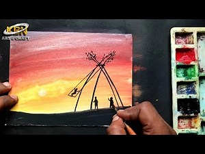 Easy draw Dashain festival drawing_linge ping _ विजया दशमी |kite festival | KB Nepali