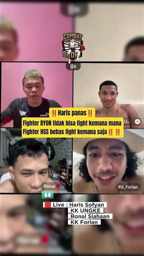 Haris Sofyan dan Forlan Adu Promotor #byoncombat #holywingssportshow #harissofyan #forlan #fyp