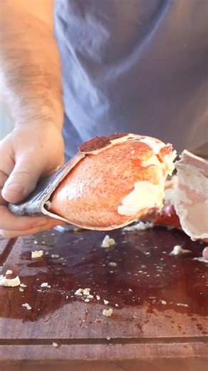 By The Water on Instagram: "How Much Meat Is in an 8lb Lobster? 🦞 #seafood #lobster"