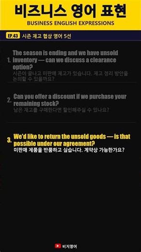 DAY 43 5 Essential Phrases for Seasonal Inventory Clearance | Business English in Trade 🟡