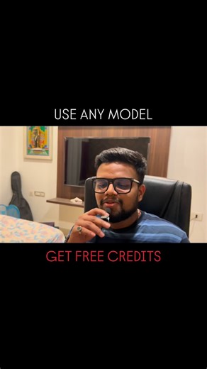 Nishant Kumar Singh on Instagram: "Comment LINK and get the website to use models for free using free credits 🙏💪"