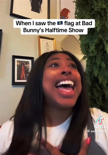 This is what representation looks like🥹 #badbunny #belize #benito #latinostiktok #superbowlreactions