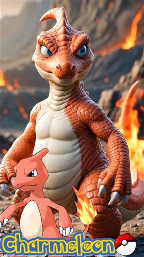 Charmander Evolution 🔥 From Cute to Powerful! #pokemon #shorts