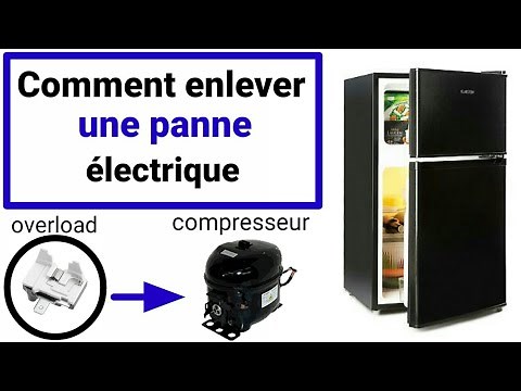 How to repair a fridge that no longer produces cold air/change the overload