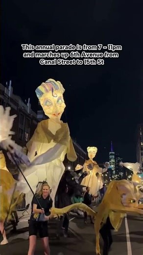 The 52nd NYC Village Halloween Parade is on Friday October 31 and it’s free to watch and