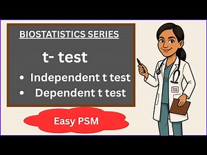 t-Test Explained | Independent & Paired t-Test | Biostatistics | EasyPSMOfficial