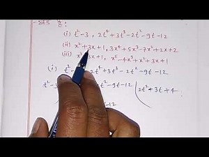 Class 10 Maths Chapter 2 Exercise 2.3 Q2 (i, ii, iii) - बहुपद (Polynomials)