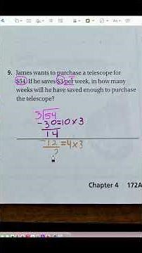 Lesson 4.7 #9 Homework, Go Math! Grade 4