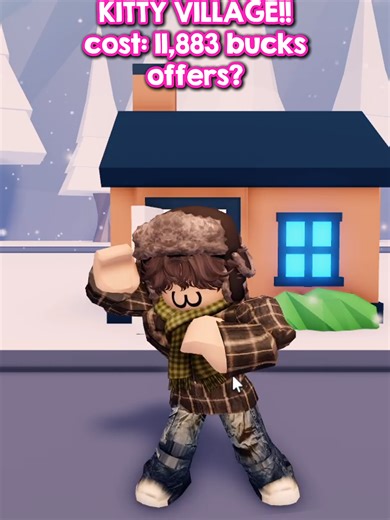 Kitty Village Build in Adopt Me on Roblox