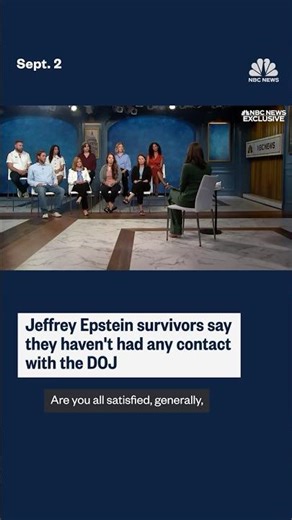 Jeffrey Epstein survivors say they haven't had any contact with the DOJ