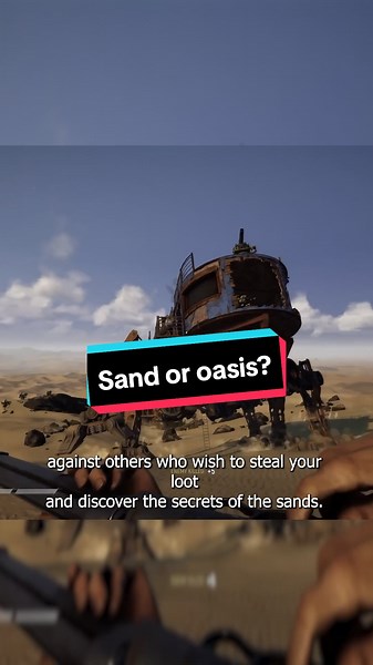 Sand looks like a toned down version of Mortal engines meets Sea of thieves and I am all for it. #sand #lootershooter #newgames #gamingnews #fps