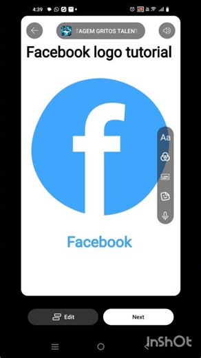 Facebook logo tutorial
