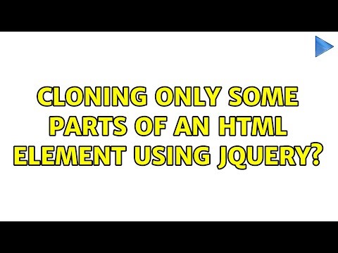 Cloning only some parts of an HTML element using jQuery? (3 Solutions!!)