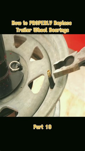 How to PROPERLY Replace Trailer Wheel Bearings #bearings #properly #shorts #wheel #properly