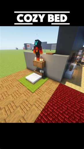 COZY BED #minecraft #shorts