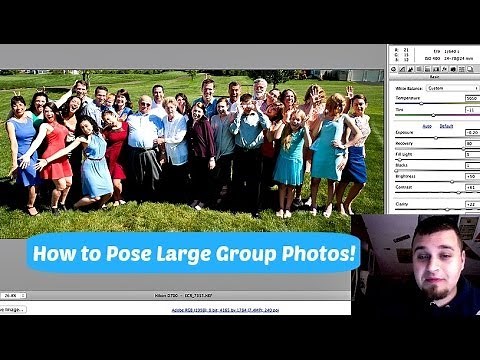 HOW TO POSE LARGE GROUP PHOTOS OF 20+ PEOPLE