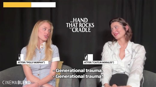 I'm still thinking about 'The Hand That Rocks the Cradle's ending. What Mary Elizabeth Winstead and the director shared with me