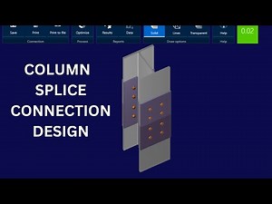 Column Splice Connection Design With Staad.pro RAM connection