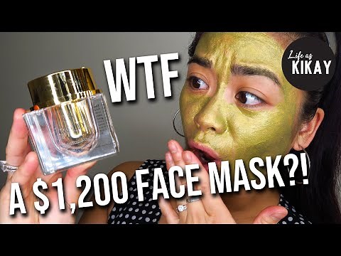 24k Gold Face Mask Kedma Cosmetics Review and Demo