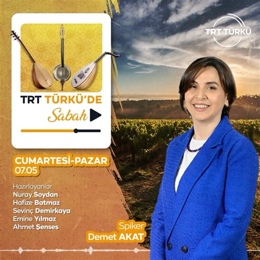 TRT Türkü on Instagram: "Canlı Yayın ⤵️ 🌐 radyo.trt.net.tr 🎧 trtdinle.com"