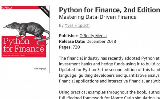 代码讲解《Python for Finance》-- PART01