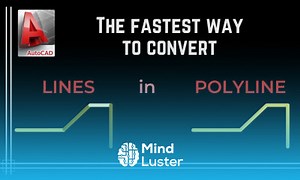 Mind Luster - Learn Autocad The Fastest Way to Convert Lines in a Polyline command Join