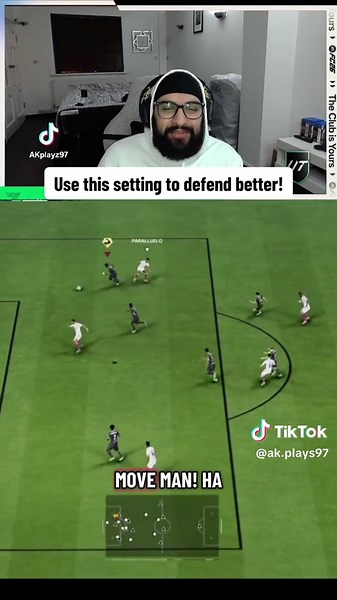 Advanced defending is a must use! #fyp #eafc #tactic #settings #breakdown