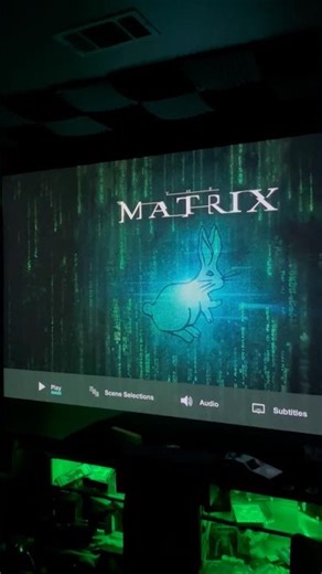 The Matrix themed mancave #4k #dolbyatmos