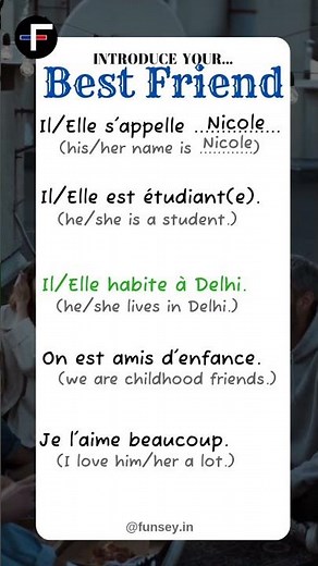 Master The Art Of Introducing Your Bff In French || Introduce Your Bestie
