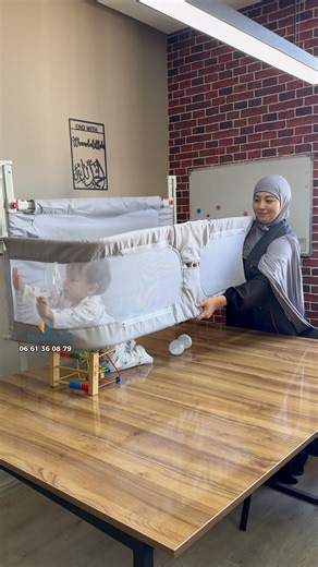 11K views · 13 reactions |  وفّر لطفلك نوماً آمناً وهادئاً! هذا السرير المتعدد الوظائف 3 في 1 يبقي صغيرك بجانبك مع ضمان الراحة والأمان. ✨ عملي، قابل للطي، ومثالي للآباء والأمهات!  اطلبه الآن واستمتع براحة البال! | GoTechnology | Facebook