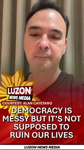 DEMOCRACY IS MESSY. IT'S NOT SUPPOSED TO RUIN OUR LIVES | Ipagpray natin na gumanda 'yung ugat, yung foundations nung atin bansa #LNM | Luzon News Media