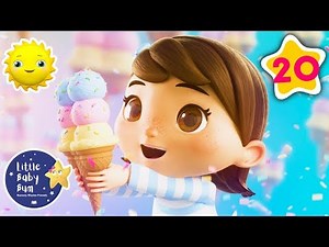 Ice Cream Song + Many More! | Nursery Rhymes | Little Baby Morning