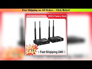 200M 1080P HDMI-Compatible Wireless Extender 5.8G HD Transmission Projector Video Extension for PC