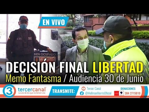 EN DIRECTO: Memo Fantasma seguirá preso. Juez decide. / Audiencia 30 de Junio