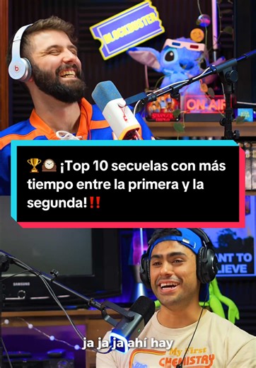 🏆🕰️ ¡Top 10 secuelas con más tiempo entre la primera y la segunda!‼️ • • • 🎥🎙️A Show By: @Dice Media ΞΞ 👨🏼‍🚀👽 Our Hosts: • @🎟️ Juancho • @Matt Sues #Overlap #Podcast #PodcastClips #DiceMedia