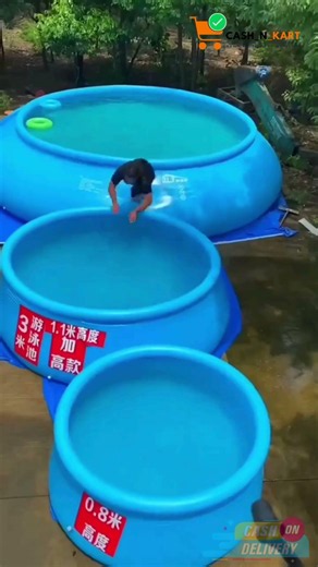 Portable Swimming Pool 🏊‍♂️ | Foldable Family Pool for Kids & Adults | Summer Outdoor Fun