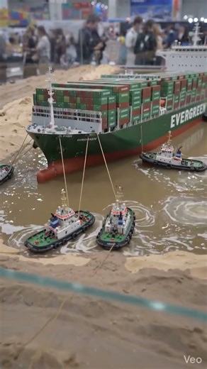 Watching this Suez Canal tugboat operation is oddly satisfying—pure precision in motion. #shorts