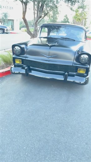 This badass Bel Air is suprisingly 4-door. #belair #chevybelair