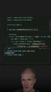 Filtering Files by Extensions with Method Reference #java #shorts #coding #airhacks