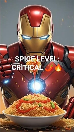 Iron Man vs Spicy Biryani 🌶️🔥 | Suit Almost Exploded 🤖💥
